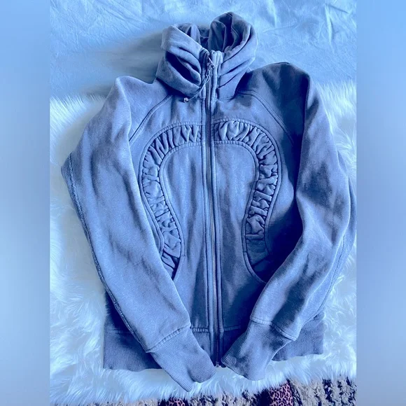 lululemon athletica Jackets Coats Lululemon Grey Sparkle Jacket Poshmark